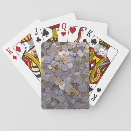 Coins Coins Coins Poker Cards