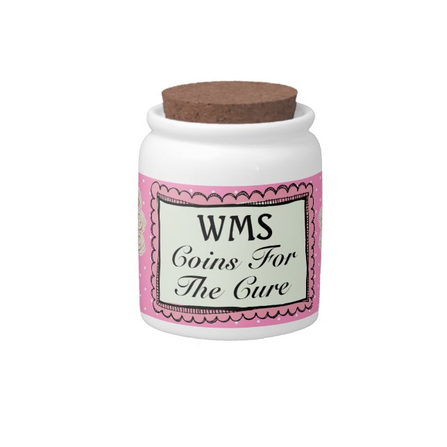 Coins for the Cure - SRF Candy Jar (Front)