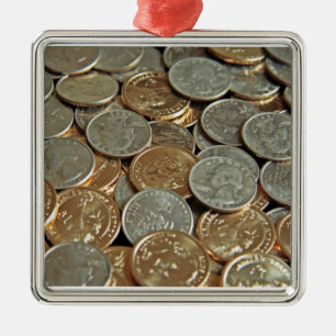 Coins Metal Ornament