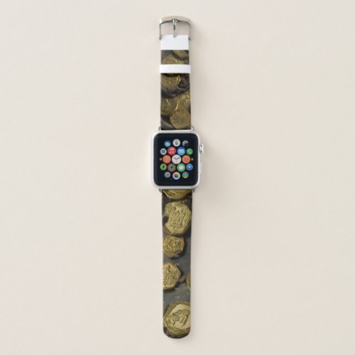 Coins of Treasure Island Apple Watch Band