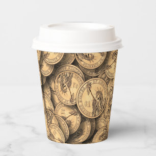 Coins Paper Cups