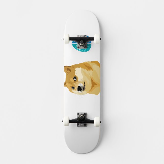 CoIntellect Doge Official Skateboard (Front)