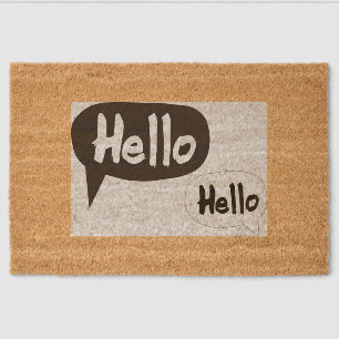 Coir doormat fiber doormat