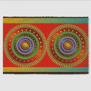 Coir Fiber Door Mat – Multicolor, Durable & Stylis