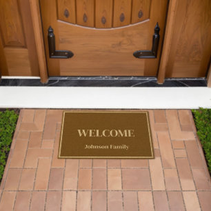 Coir fiber doormat