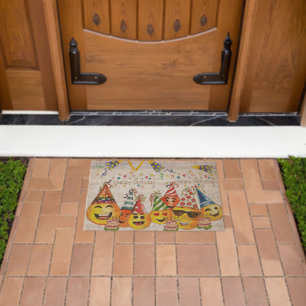 Coir Mat Outdoor Floor Mats Happy Birthday