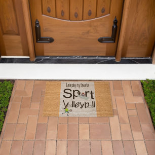 Coir Mat Outdoor Floor Mats Sports Volleyball