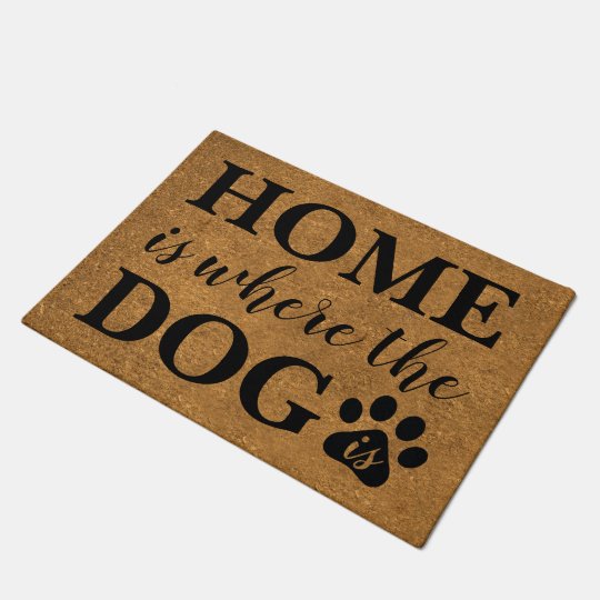 Coir Print Dog Themed Doormat