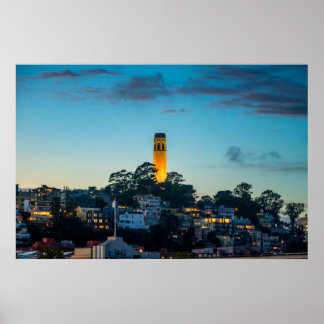 Coit Tower Photo Print | San Francisco Night