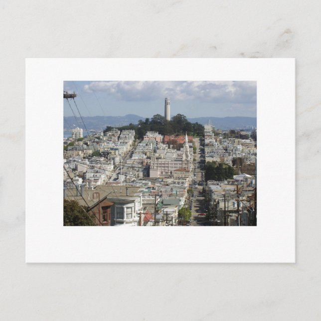Coit Tower Scenic Picture Postcard (Front)