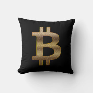 cojín bitcoin throw pillow