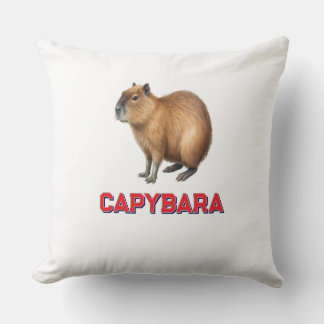 Cojin capybara para el hogar throw pillow