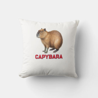 Cojin capybara throw pillow