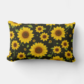 Cojín cute sunflowers lumbar pillow
