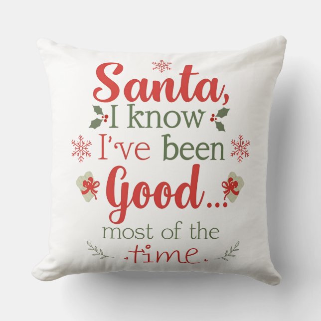 Cojin decoration christmas throw pillow (Front)