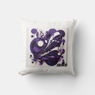 Cojín Decorativo Arte Nocturno Natural Throw Pillow