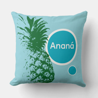 Cojín diseño piña colores throw pillow