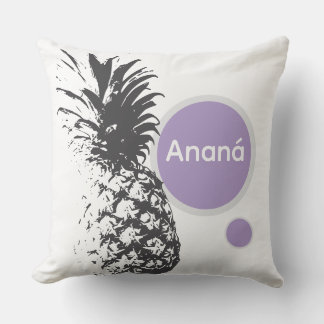 Cojín diseño piña colores throw pillow