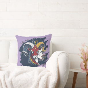 Cojín Lady Aries - Zodiac Woman Throw Pillow