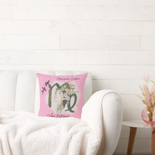 Cojín Lady Virgo Throw Pillow (Couch)