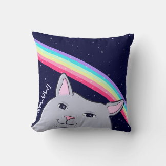 Cojín Meow Throw Pillow