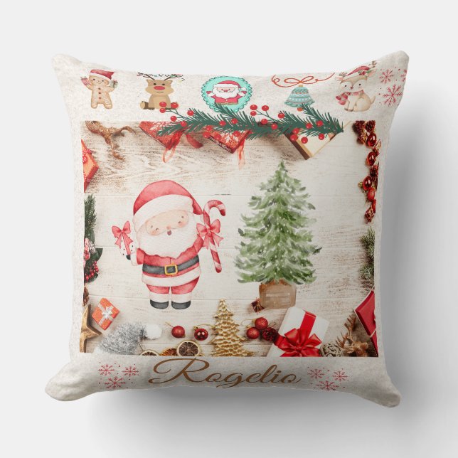 Cojín navideno  throw pillow (Front)