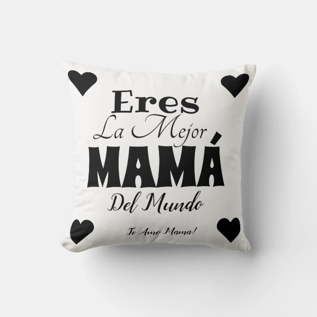 Cojín para El día de la madre Throw Pillow (Front)