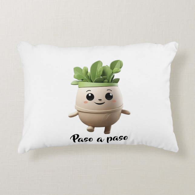Cojín Pipo Paso a Paso – Estilo Consciente Accent Pillow (Front)
