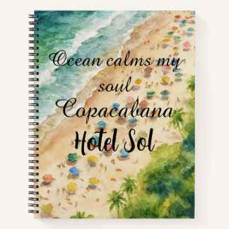 Cojín Playero Personalizable Copacabana Hotel Sol Notebook
