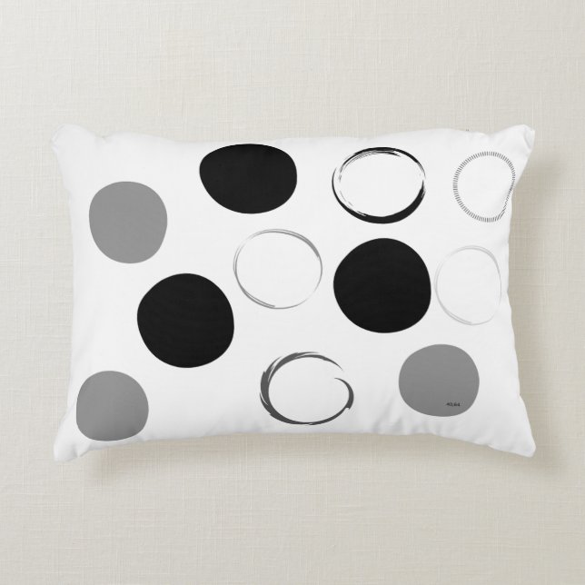 Cojín with minimalist design accent pillow (Front)
