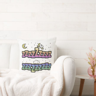 Cojin ZZZ Throw Pillow
