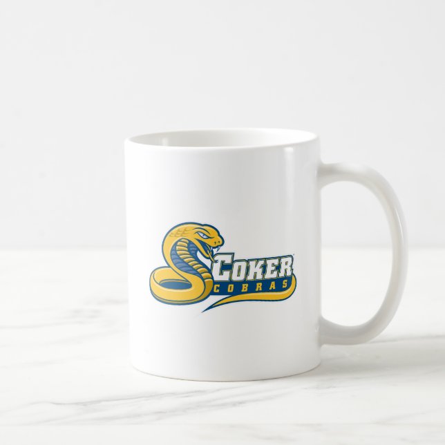 Coker University Cobras Logo Coffee Mug (Right)