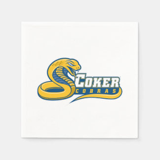 Coker University Cobras Logo Napkins