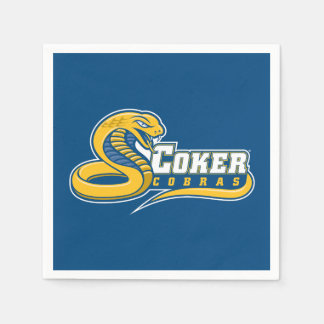 Coker University Cobras Logo Napkins