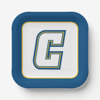 Coker University Logo Paper Plates