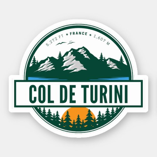  Col de turini Alpes Maritimes  Sticker