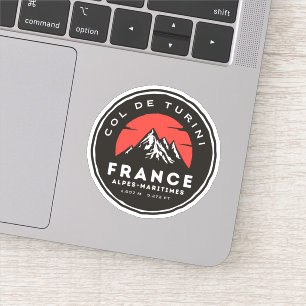 Col de turini, Alpes Maritimes Sticker