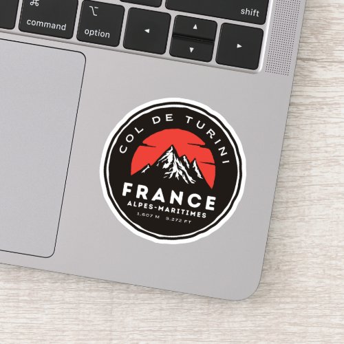    Col de turini Alpes Maritimes  Sticker