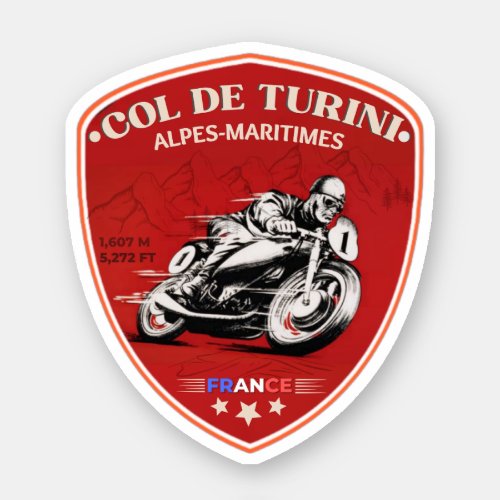  Col de turini  Alpes Maritimes   Sticker