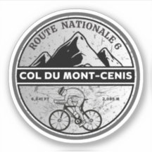 Col du Mont Cenis french massif Alpine bicycle