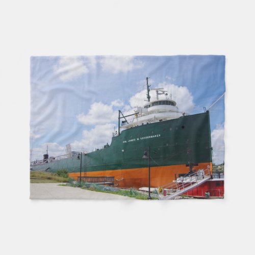 Col James M Schoonmaker fleece blanket