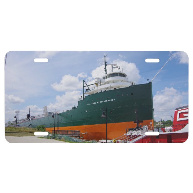 Col James M. Schoonmaker license plate (Front)