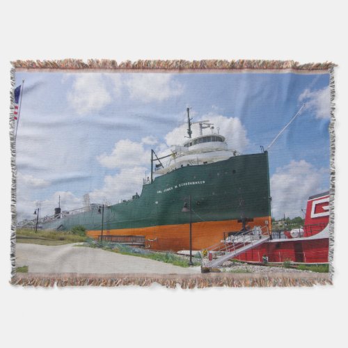 Col James M Schoonmaker throw blanket