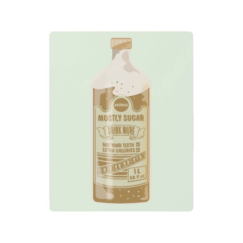 Cola Drink Sugar Metal Print