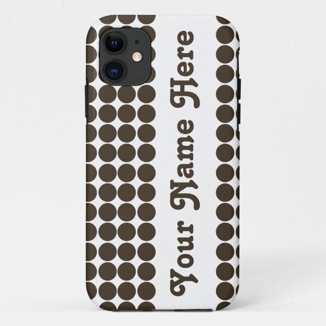 Cola Safari Dot with name Case-Mate iPhone Case (Back)