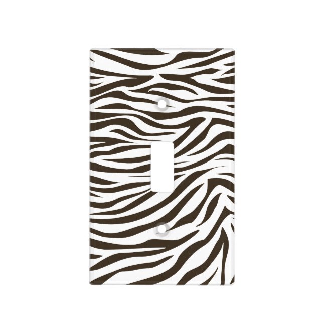 Cola Safari Zebra Light Switch Cover (Front)