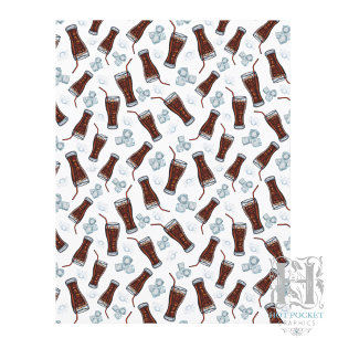 Cola Scrapbook Paper