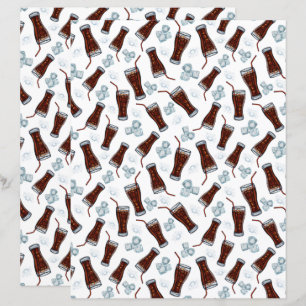 Cola Scrapbook Paper
