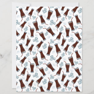Cola Scrapbook Paper