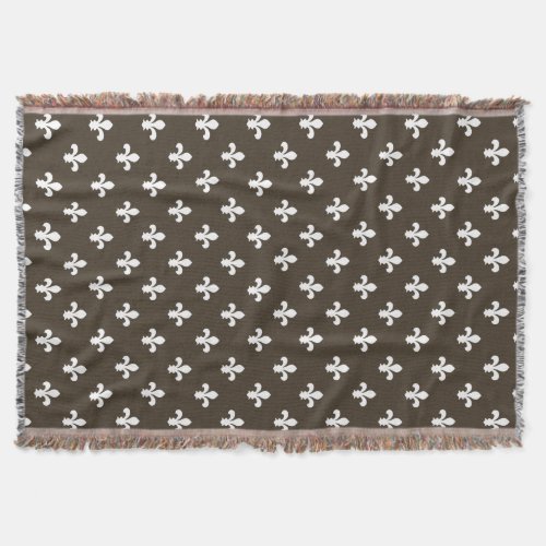 Cola Southern Cottage Fleur de Lys Throw Blanket